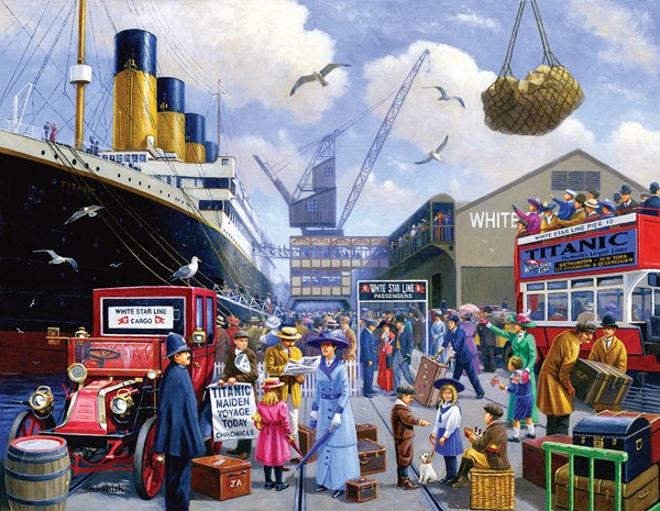 SunsOut (13830) - Kevin Walsh: "The Titanic" - 1000 piezas