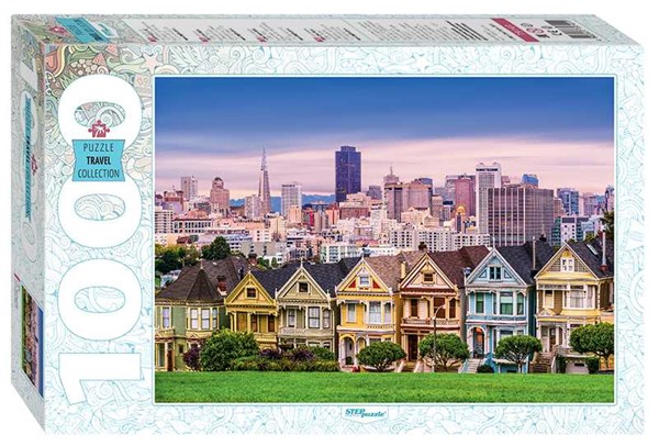 Step Puzzle (79141) - "The Painted Ladies of San Francisco" - 1000 piezas