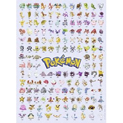 Ravensburger (14781) - "Pokémon, Pokédex First Generation" - 500 piezas