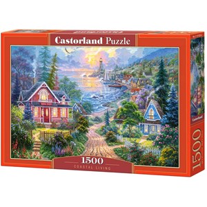 Castorland (C-151929) - "Coastal Living" - 1500 piezas