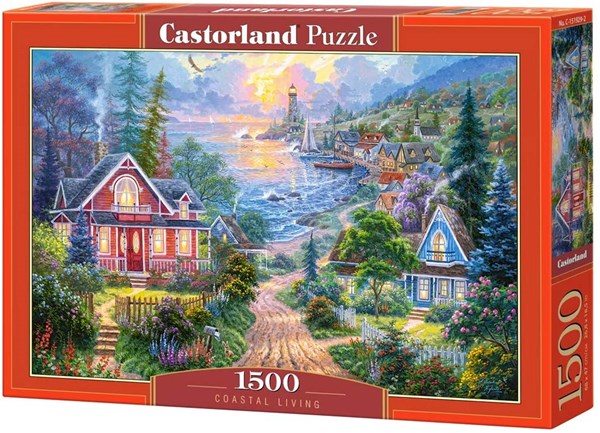 Castorland (C-151929) - "Coastal Living" - 1500 piezas