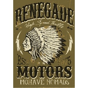 Grafika (00647) - "Vintage Americana Motorcycle Design" - 1000 piezas