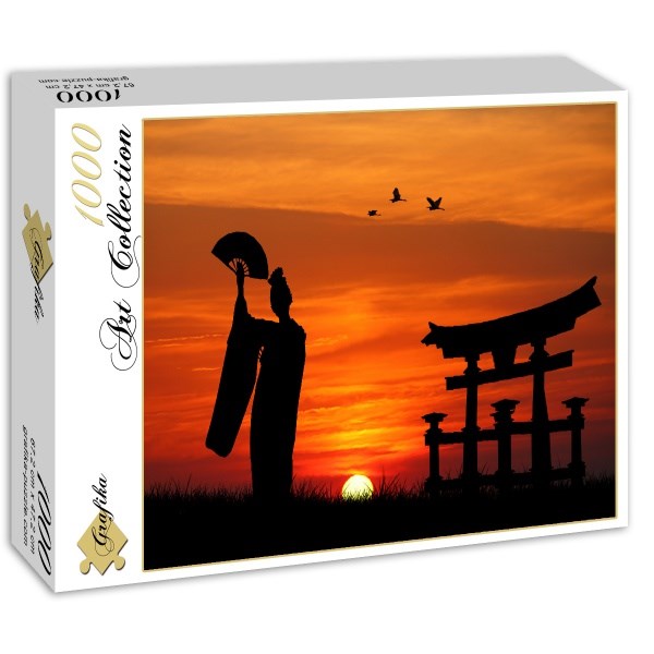 Grafika (00653) - "Geisha at Sunset" - 1000 piezas