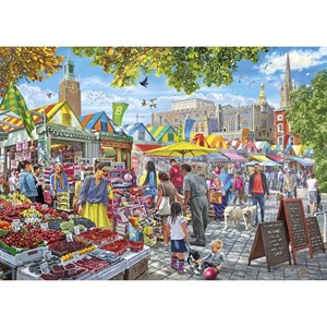 Gibsons (G6297) - Steve Crisp: "Market Day Norwich" - 1000 piezas