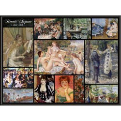 Grafika (00842) - Pierre-Auguste Renoir: "Auguste Renoir, Collage" - 2000 piezas