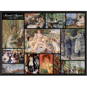 Grafika (00842) - Pierre-Auguste Renoir: "Auguste Renoir, Collage" - 2000 piezas