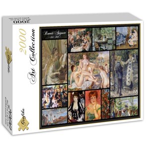 Grafika (00842) - Pierre-Auguste Renoir: "Auguste Renoir, Collage" - 2000 piezas