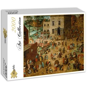 Grafika (00709) - Pieter Brueghel the Elder: "Children's Games, 1560" - 2000 piezas