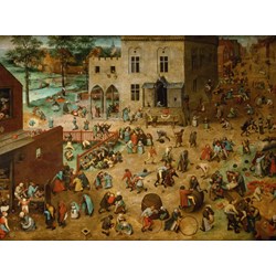 Grafika (00709) - Pieter Brueghel the Elder: "Children's Games, 1560" - 2000 piezas