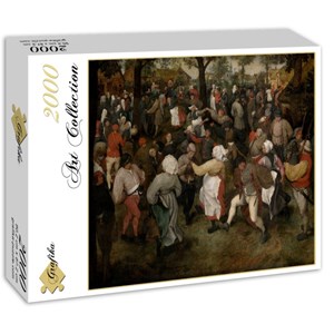 Grafika (00714) - Pieter Brueghel the Elder: "The Wedding Dance, 1566" - 2000 piezas