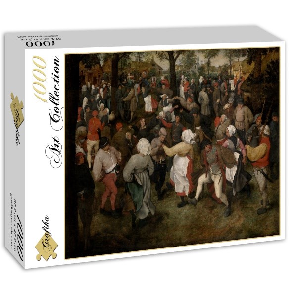 Grafika (00715) - Pieter Brueghel the Elder: "The Wedding Dance, 1566" - 1000 piezas