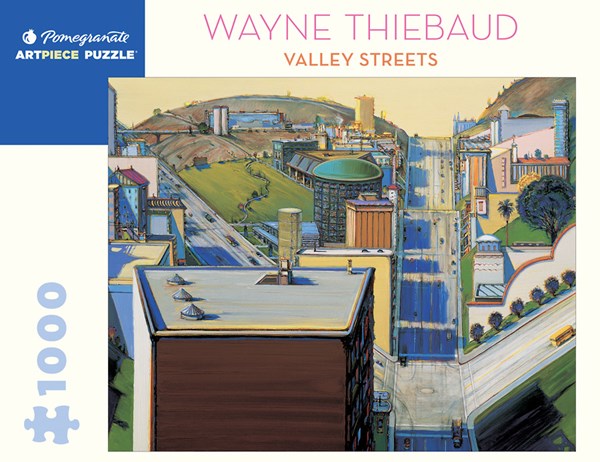 Pomegranate (aa1080) - Wayne Thiebaud: "Valley Streets" - 1000 piezas
