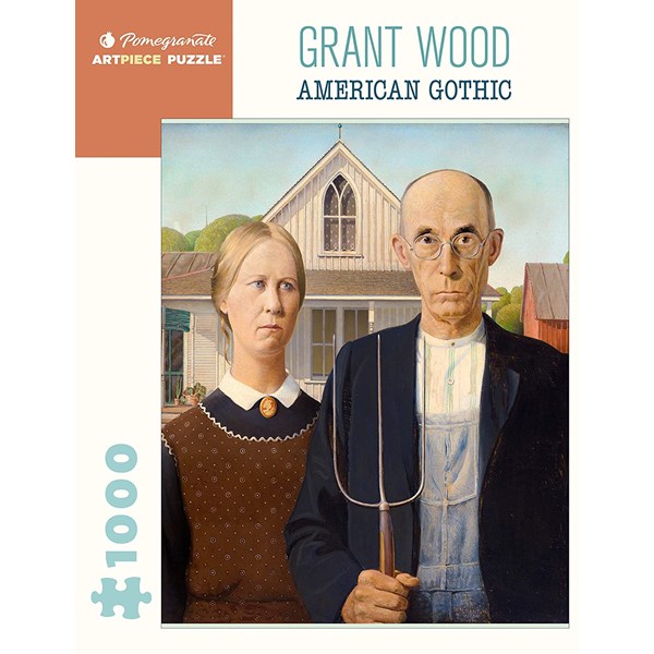 Pomegranate (aa1081) - Grant Wood: "American Gothic" - 1000 piezas