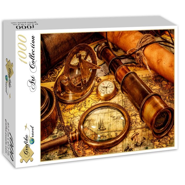 Grafika (01146) - "Vintage Travel" - 1000 piezas