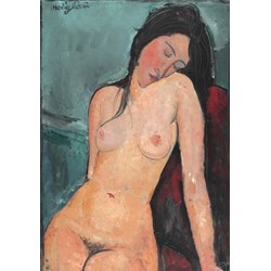 Grafika (01180) - Amedeo Modigliani: "Seated Nude, 1916" - 1000 piezas