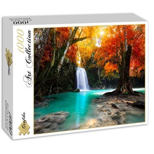 Grafika (01141) - "Deep Forest Waterfall" - 1000 piezas
