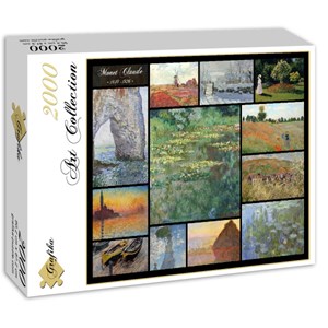 Grafika (00874) - Claude Monet: "Claude Monet, Collage" - 2000 piezas