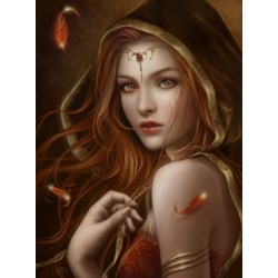 Grafika (00987) - Cris Ortega: "Red Path of Eternity" - 2000 piezas