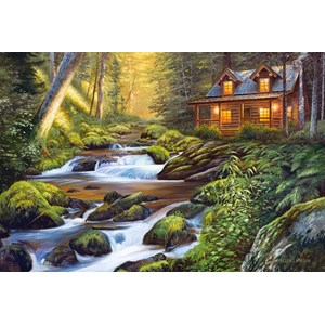 Castorland (C-104635) - "Creek Side Comfort" - 1000 piezas