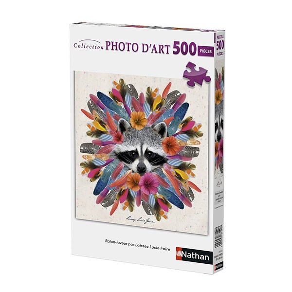 Nathan (87215) - "Raton-Laveur Laissez Lucie" - 500 piezas