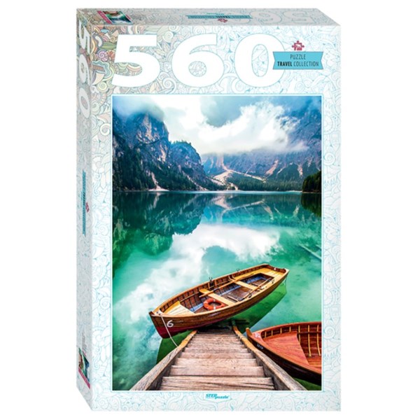 Step Puzzle (78108) - "Lake Prags in South Tyrol, Italy" - 560 piezas