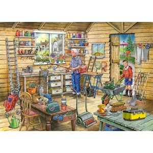 The House of Puzzles (4500) - "Find the Differences No.14, Fred's Shed" - 1000 piezas