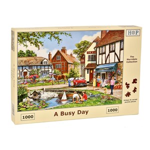 The House of Puzzles (4609) - "A Busy Day" - 1000 piezas