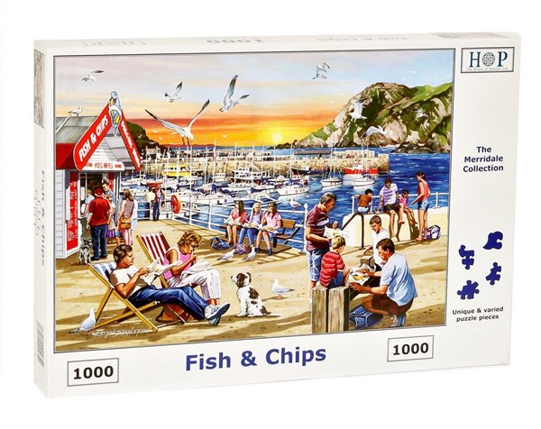 The House of Puzzles (4654) - "Fish & Chips" - 1000 piezas