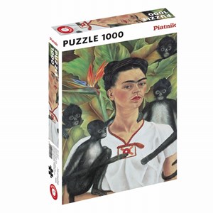 Piatnik (5509) - "Frida Kahlo, Self-portrait" - 1000 piezas