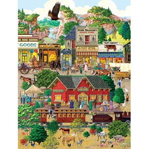 SunsOut (38936) - "Western Town" - 500 piezas