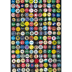Piatnik (5513) - "Bottle Caps" - 1000 piezas
