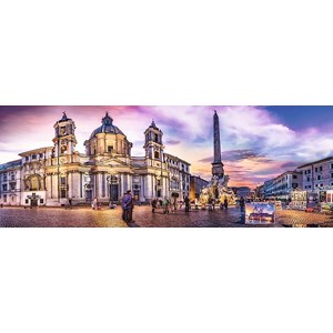 Trefl (29501) - "Piazza Navona, Rome" - 500 piezas