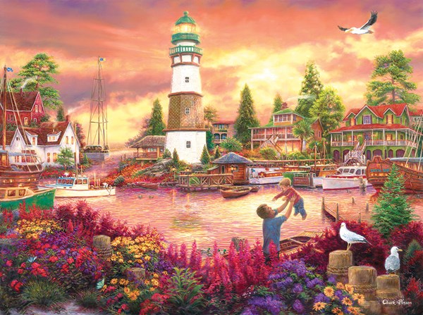 SunsOut (33749) - Chuck Pinson: "Love Lifted Me up" - 1000 piezas