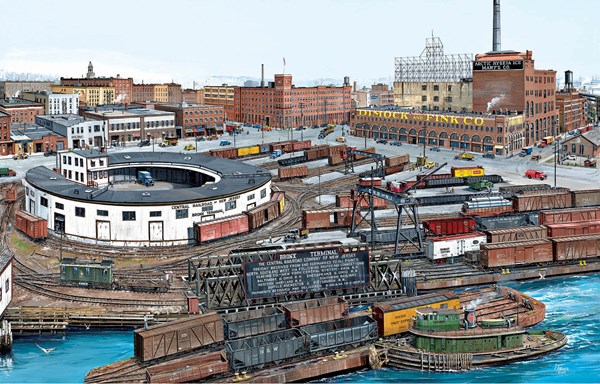 SunsOut (49446) - Larry Fisher: "CNJX Bronx Connection" - 1000 piezas