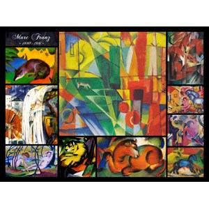 Grafika (00844) - Franz Marc: "Franz Marc, Collage" - 2000 piezas
