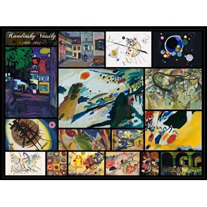 Grafika (00843) - Vassily Kandinsky: "Vassily Kandinsky, Collage" - 2000 piezas