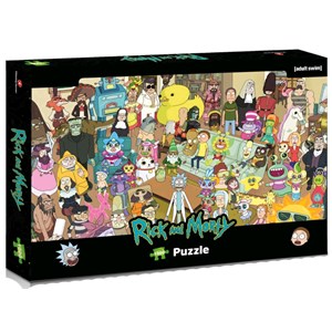 Winning Moves Games (39703) - "Rick and Morty" - 1000 piezas