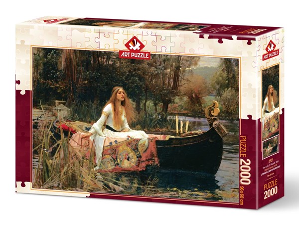 Art Puzzle (5478) - John William Waterhouse: "The Lady of Shalott, 1888" - 2000 piezas