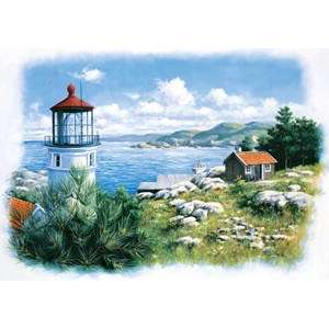 Art Puzzle (5076) - "Lantern on the Shore" - 500 piezas