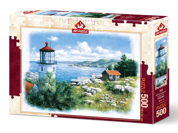Art Puzzle (5076) - "Lantern on the Shore" - 500 piezas