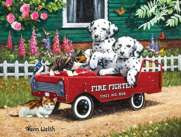 SunsOut (13321) - Kevin Walsh: "Fireman Friends" - 300 piezas