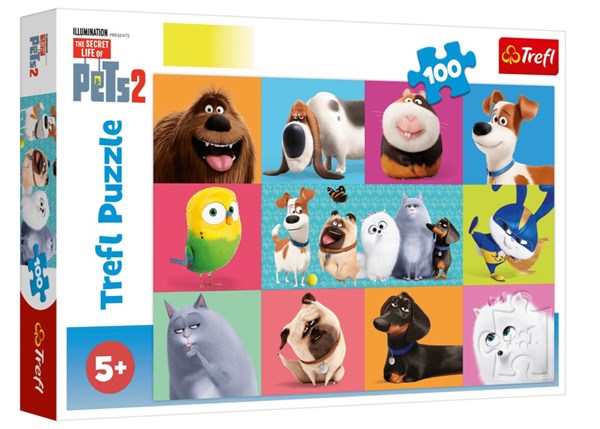 Trefl (16357) - "The Secret Life of Pets 2" - 100 piezas