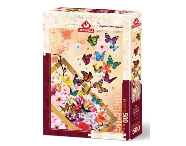 Art Puzzle (4200) - "Butterflies" - 500 piezas