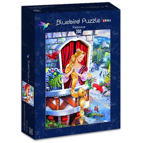 Bluebird Puzzle (70388) - Jenny Newland: "Raiponce" - 260 piezas