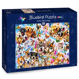 Bluebird Puzzle (70371) - "Selfie Pet Collage" - 260 piezas