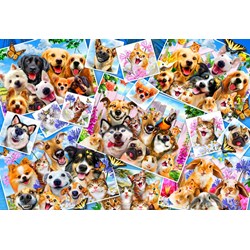 Bluebird Puzzle (70371) - "Selfie Pet Collage" - 260 piezas