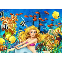 Bluebird Puzzle (70347) - Maciej Es: "Mermaid" - 150 piezas