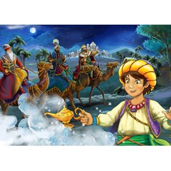 Bluebird Puzzle (70348) - Maciej Es: "Aladdin" - 100 piezas