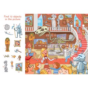 Bluebird Puzzle (70352) - Lyudmyla Kharlamova: "Search and Find, Natural History Museum" - 260 piezas