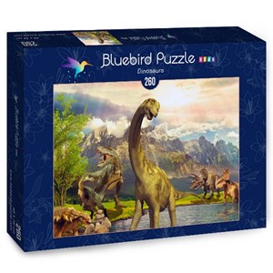 Bluebird Puzzle (70369) - "Dinosaurs" - 260 piezas